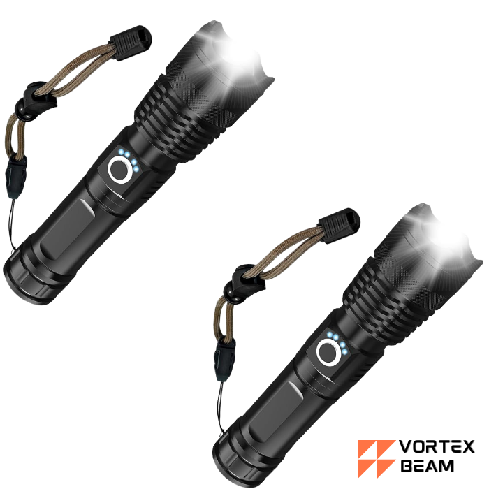 RWP MINI-P50 Tactical EDC Flashlight - 500 Lumens, USB-C Rechargeable With Dual Clip